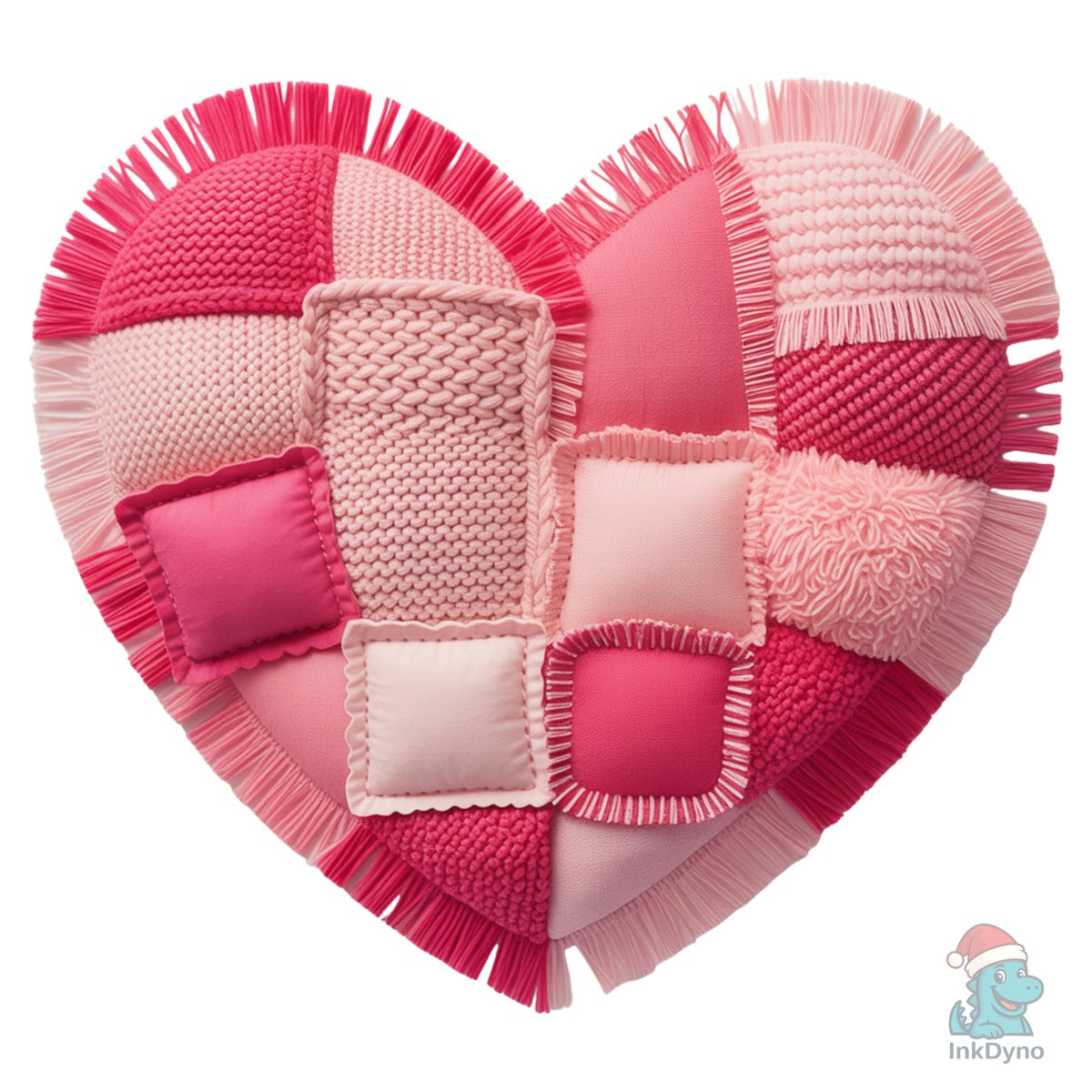 Patchwork Plush Valentine Heart