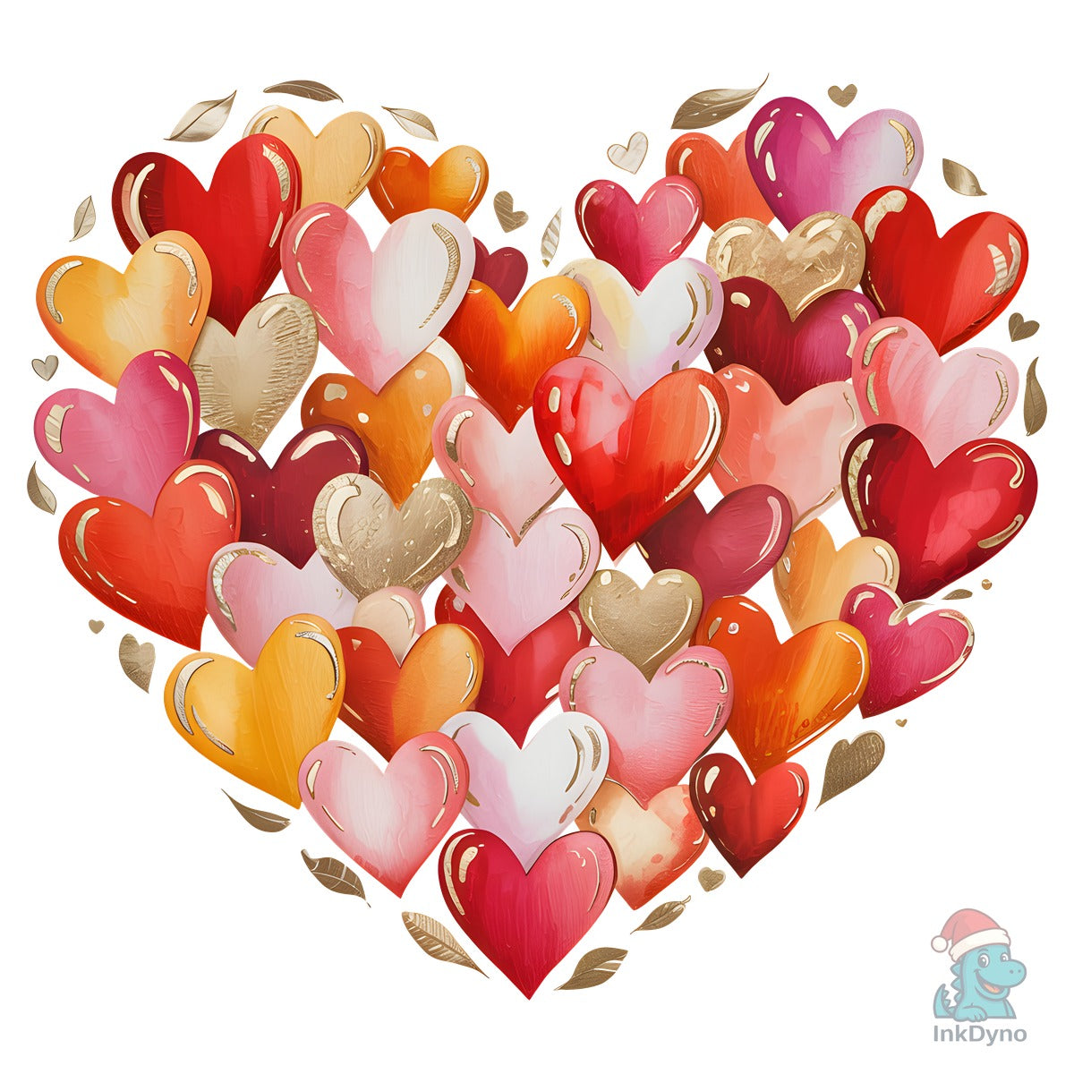 Valentines Day Heart Love T-shirt