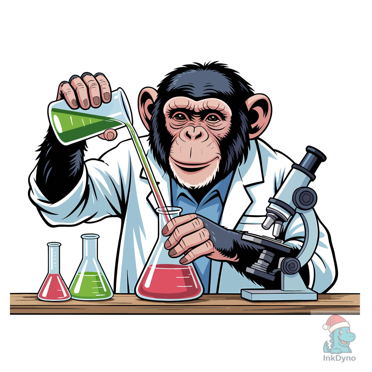Cure for the Stupid Monkey Funny T-Shirt