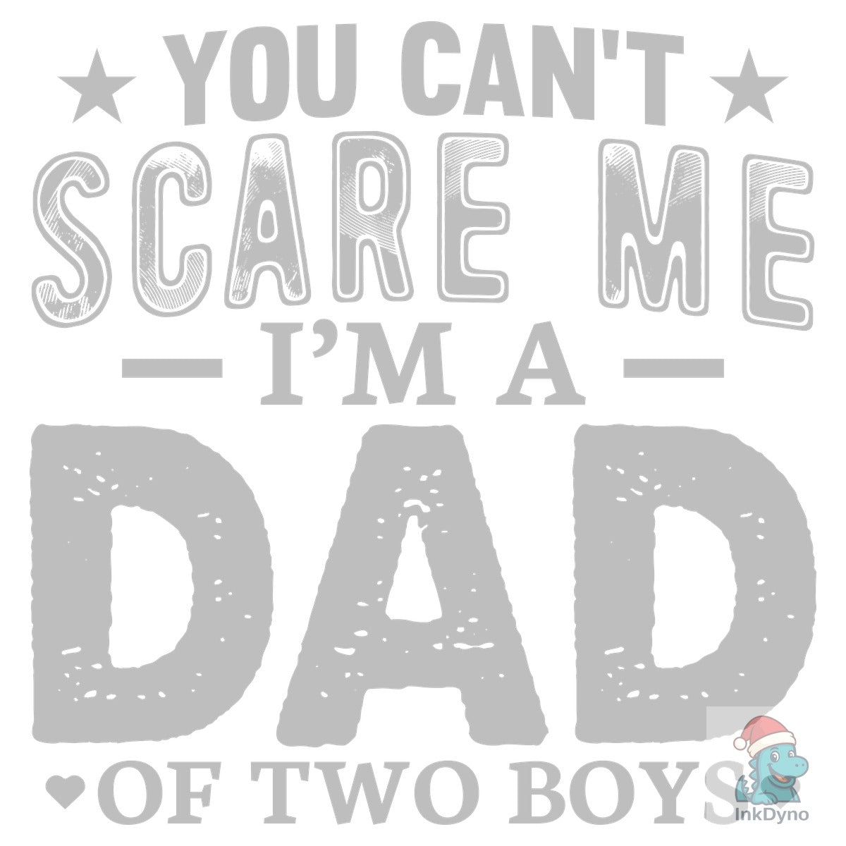 Dad of Two Boys Funny Shirt