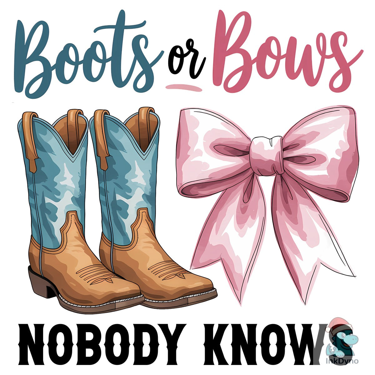 Boots or Bows Gender Party Reveal
