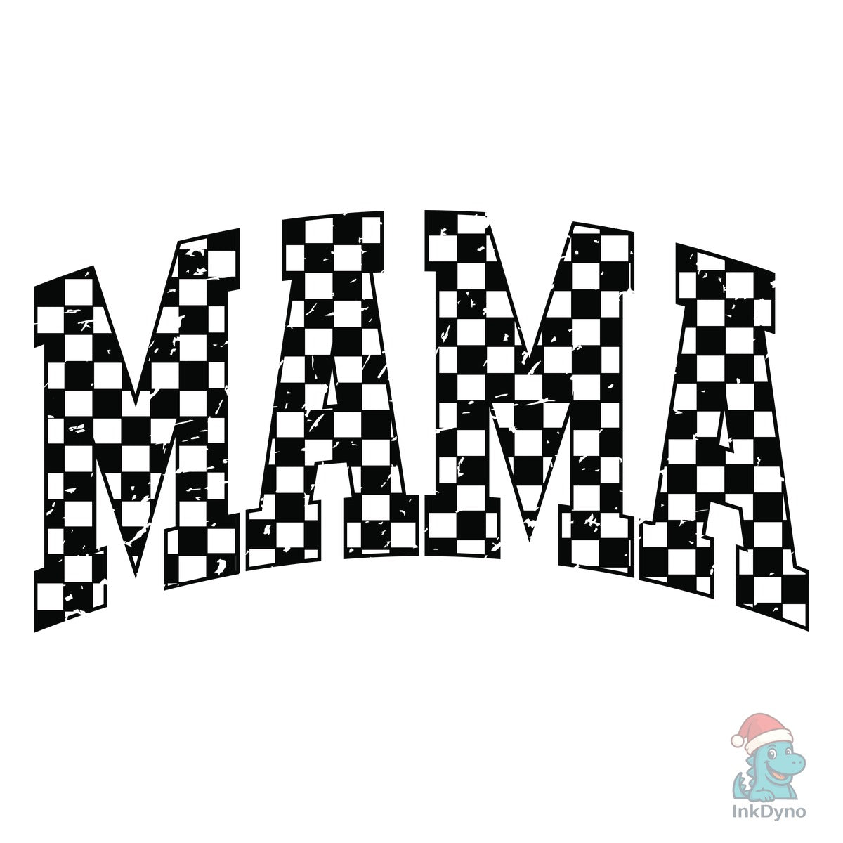 Mama Retro Checkered Mom Graphic