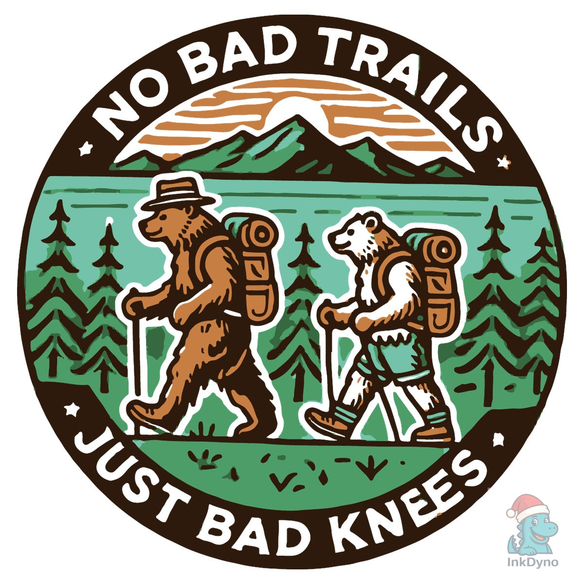 Funny Hiking Design Trendy Vintage