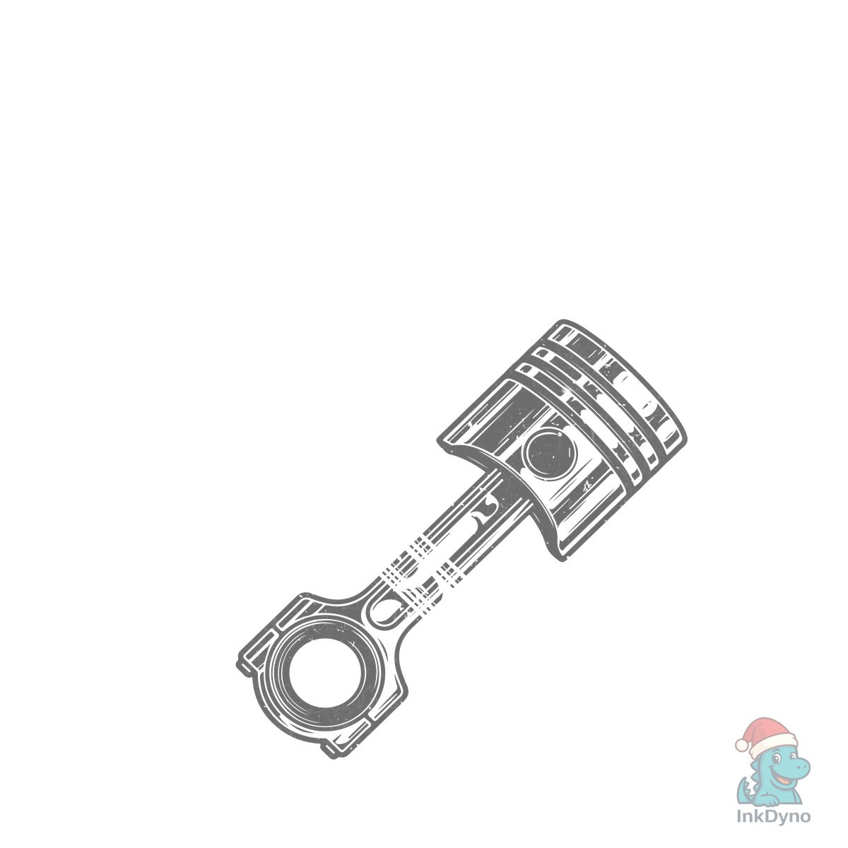 Usa Flag with Piston Car Mechanic T-Shir