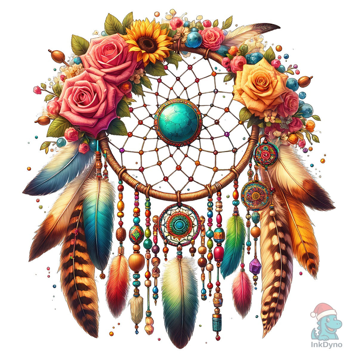 Bohemian Dreamcatcher Turquoise