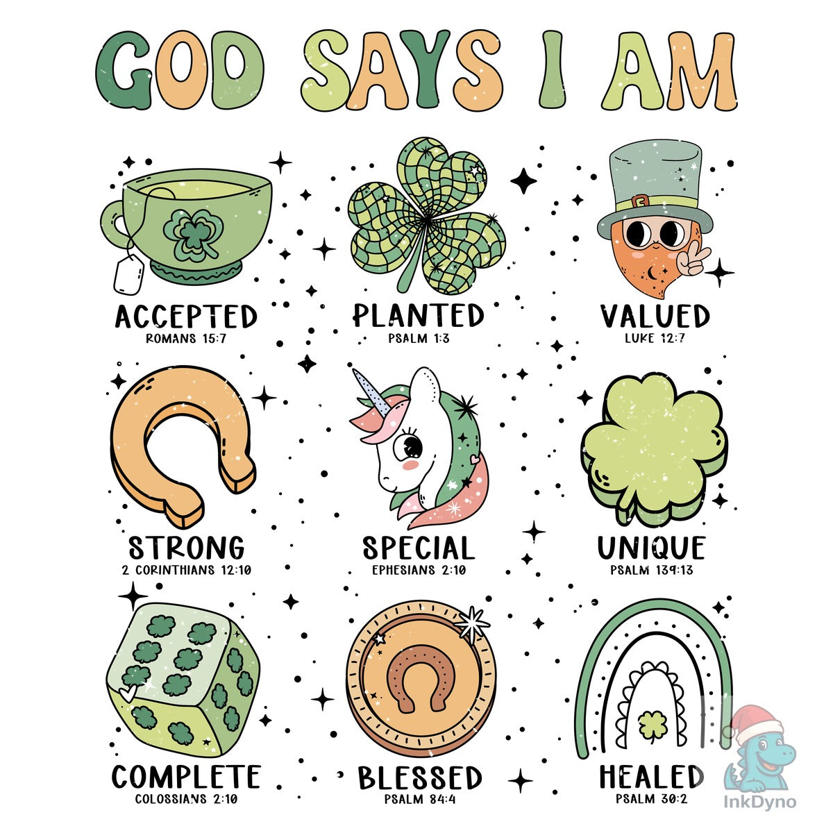 Retro God Says I Am St Patrick