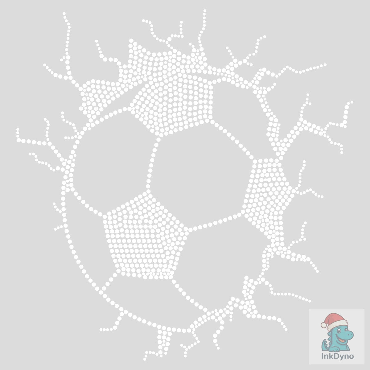 Soccer Rhinestone Design