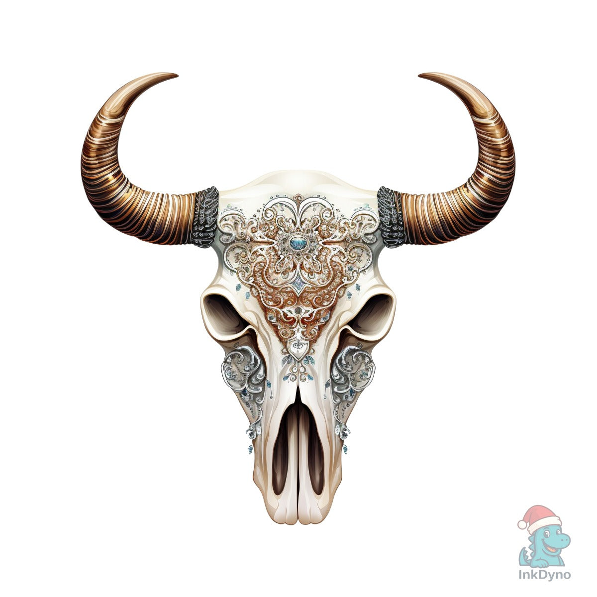 Western Bull Skull Longhorn