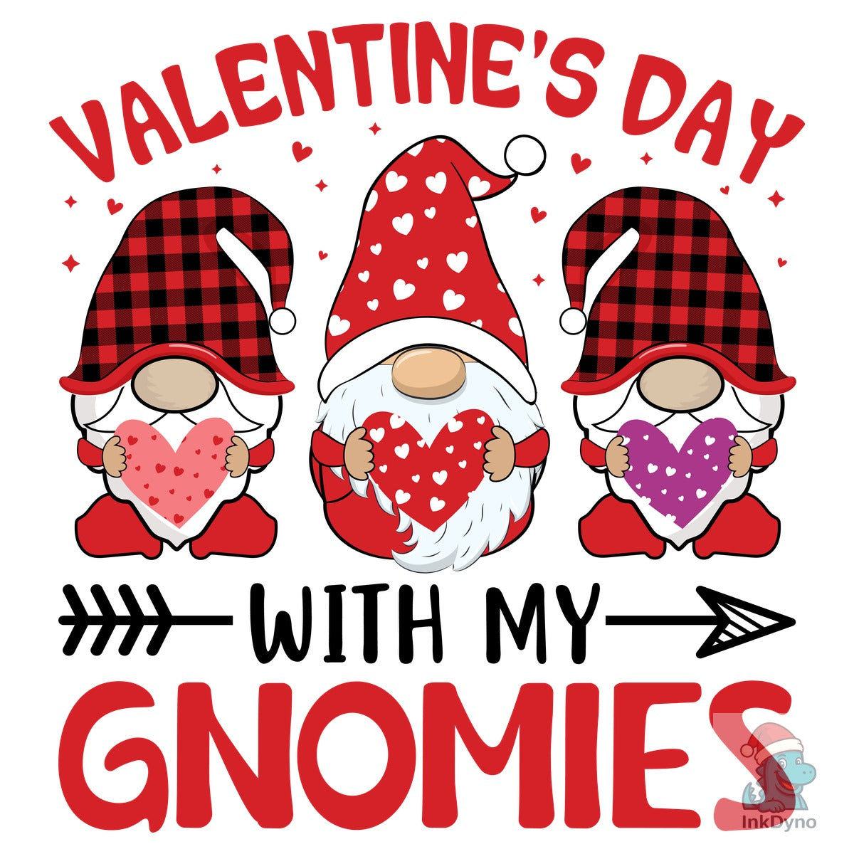 Gnomies Valentine's Day T-shirt Design