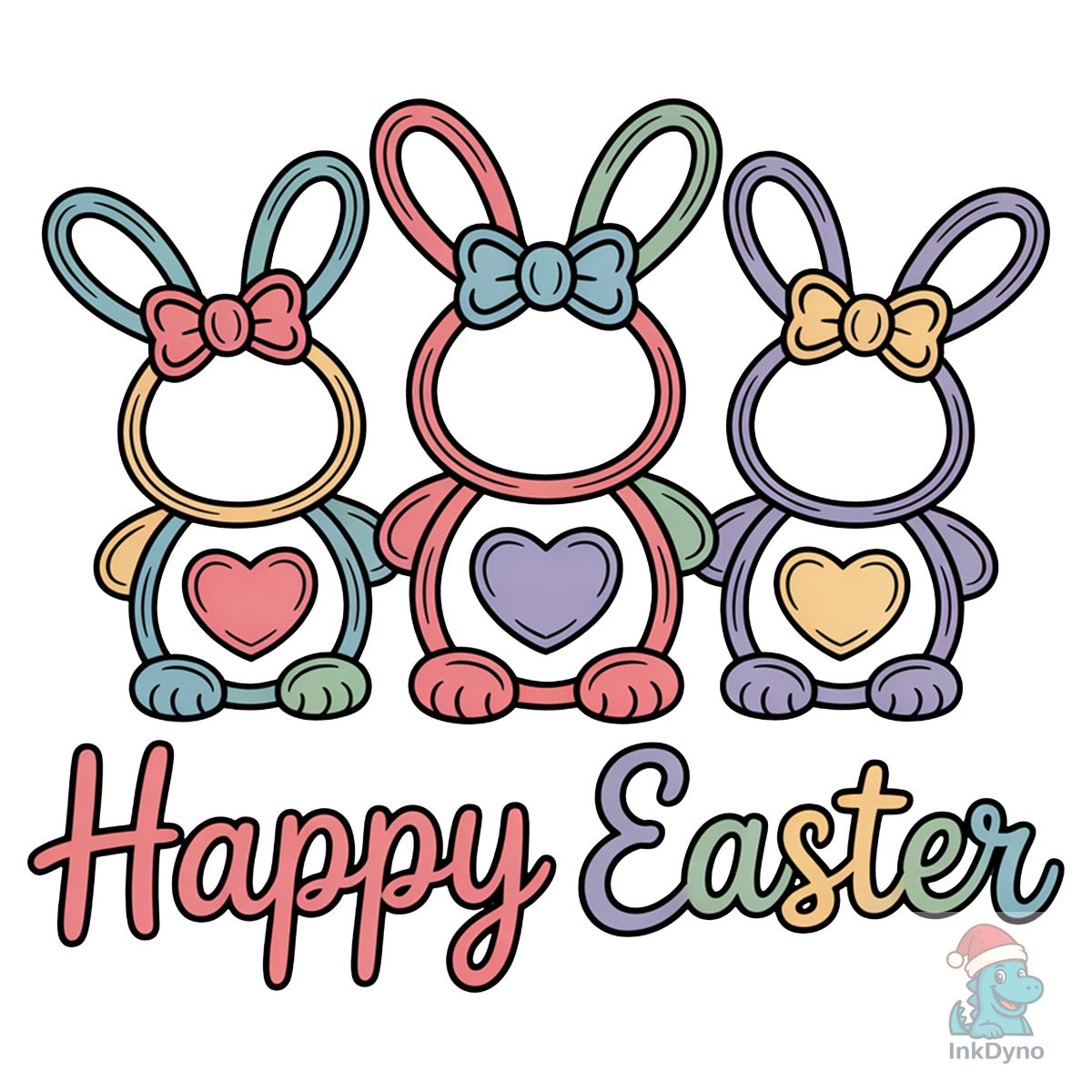 Easter Bunny Faux Yarn Latch Hook