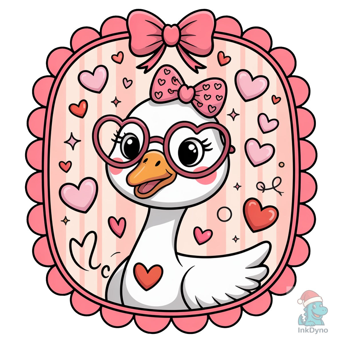 Valentine's Day Goose Funny Goose