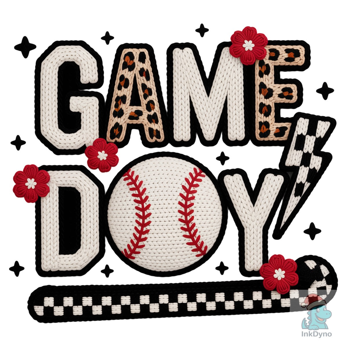 Game Day Baseball Faux Yarn Basebal