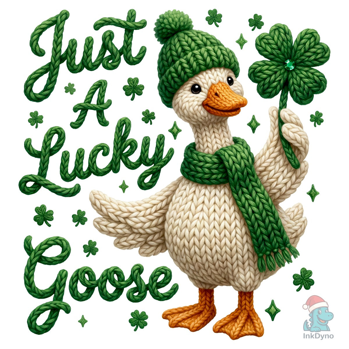 Just a Lucky Goose Yarn St Patrick's
