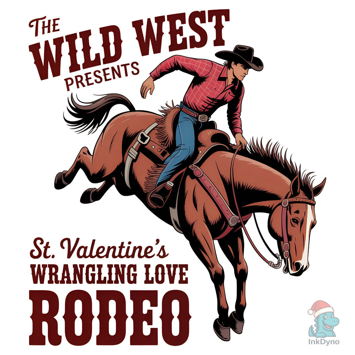 St Valentine's Wild West Rodeo Cowboy