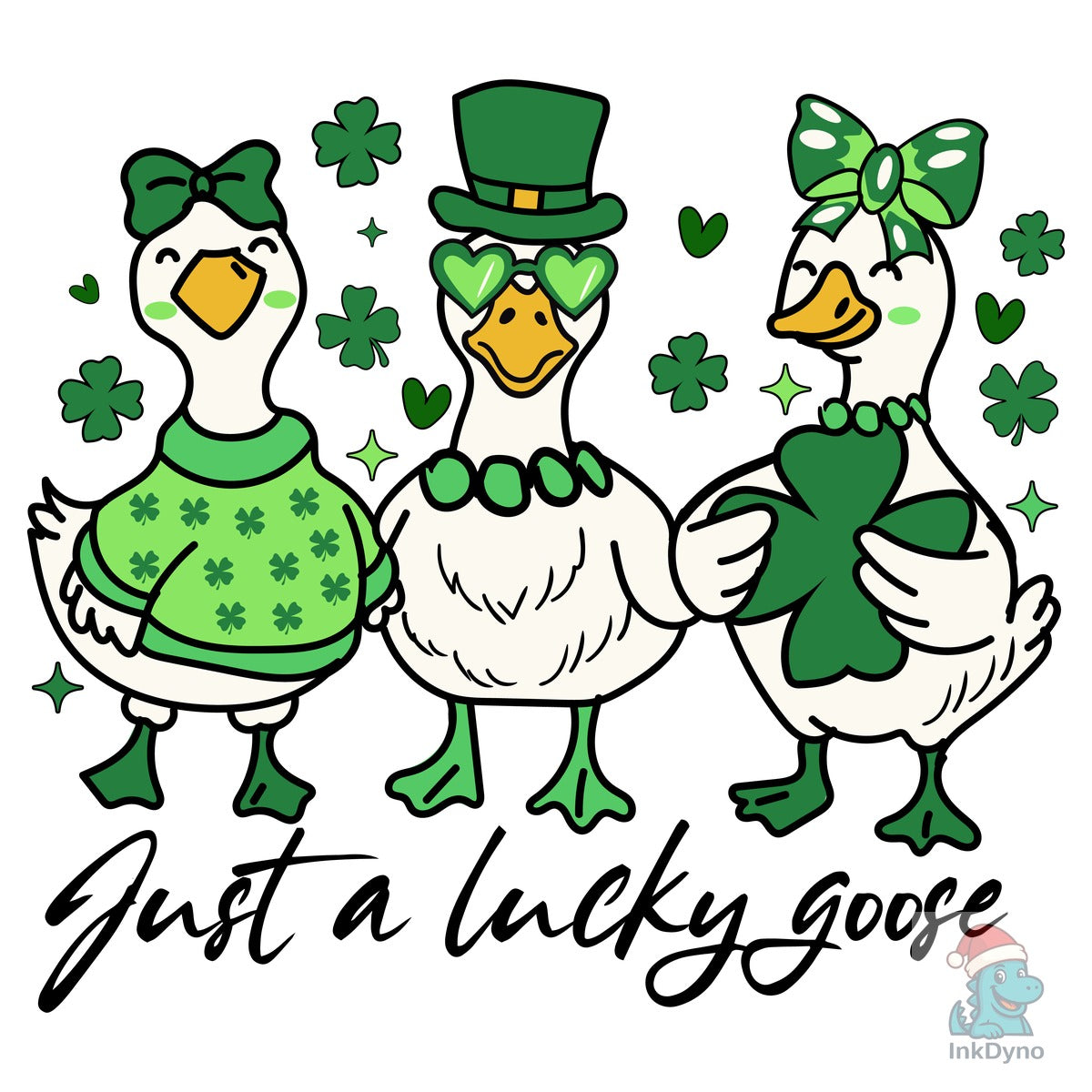 Just a Lucky Goose Funny Goose