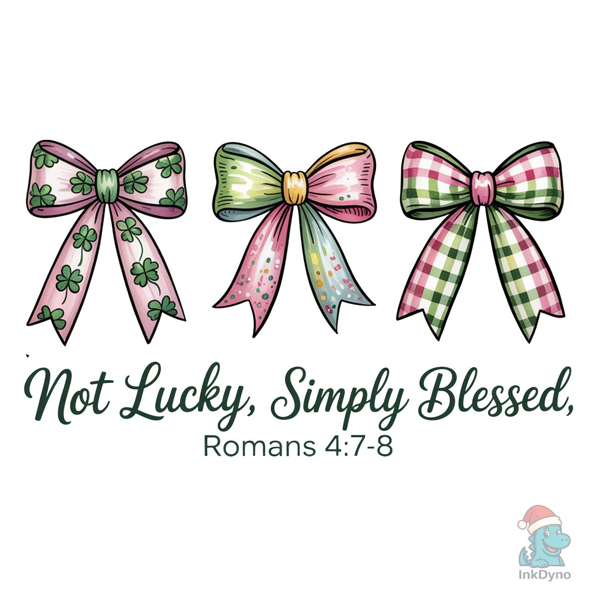Not Lucky Simply Blessed Retro Coqu