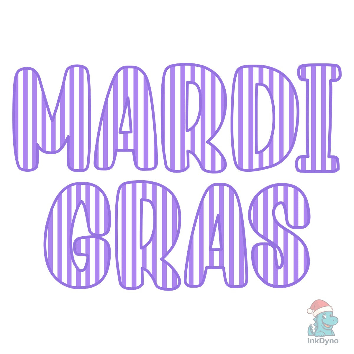Purple Mardi Gras Girly Mardi Gras