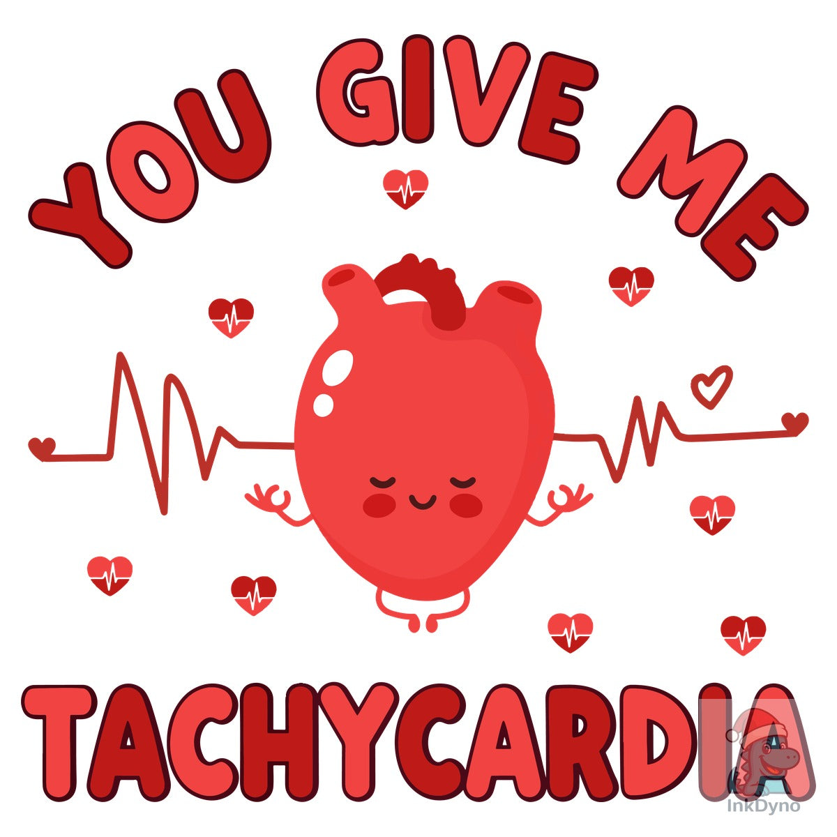 Tachycardia Valentine's Day T-Shirt