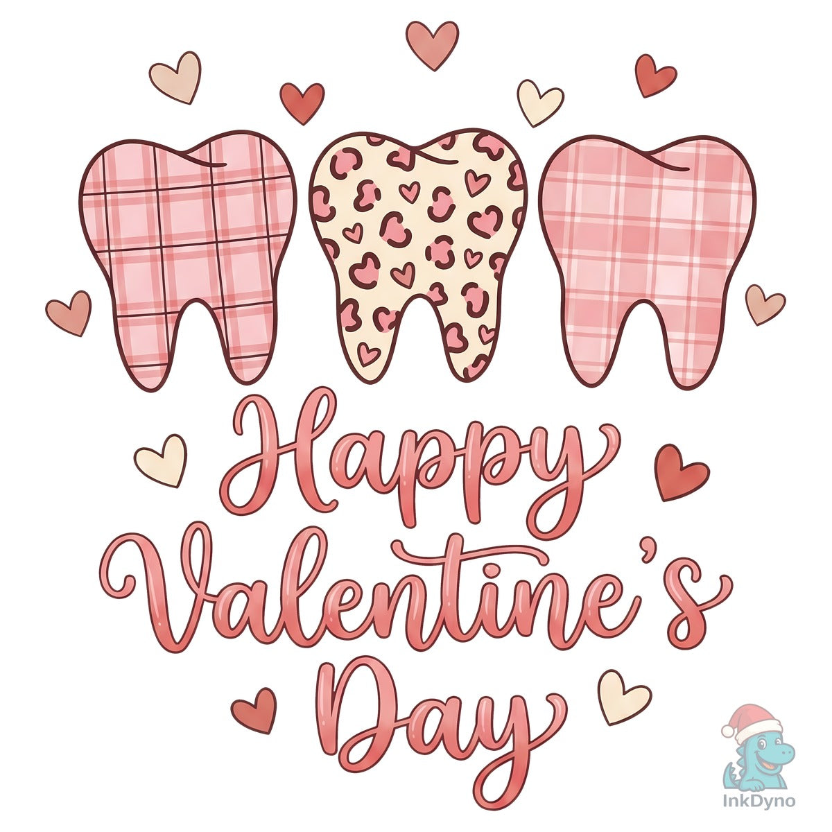 Cute Happy Valentine's Day Dental