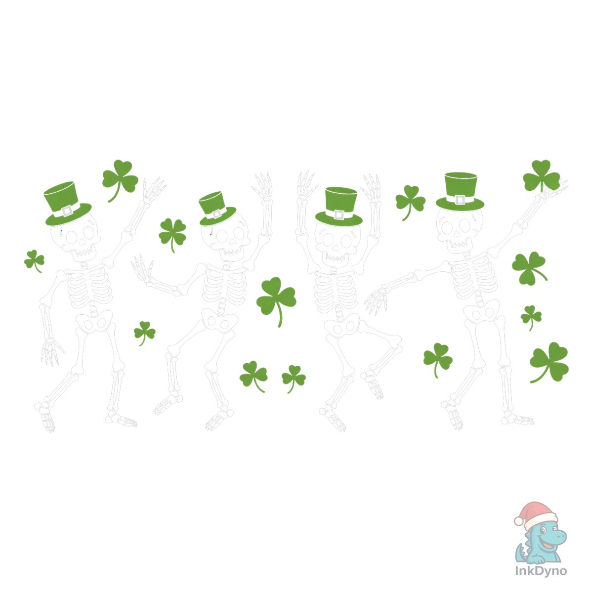 St Patrick's Skeleton Funny Dancing