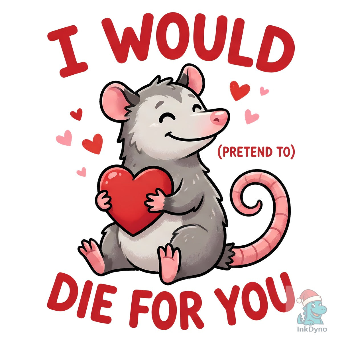 Funny Valentine Possum