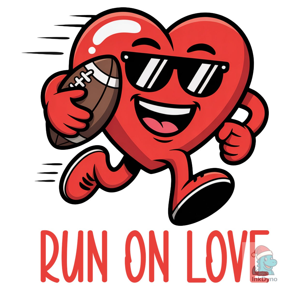 Run on Love Valentine Heart