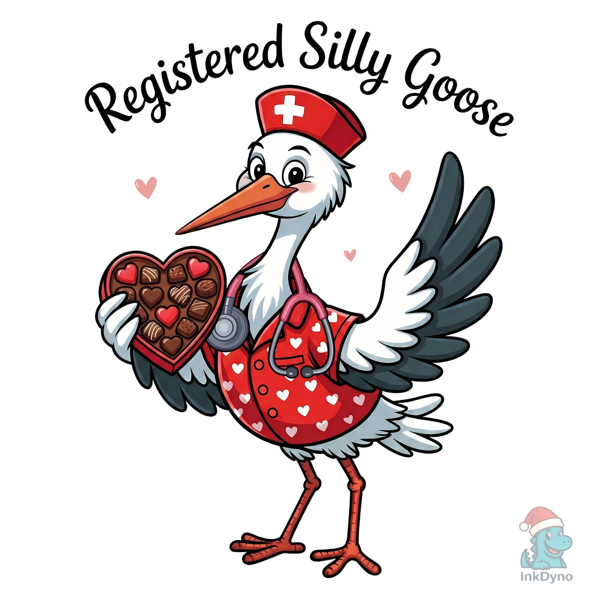 Funny Silly Registered Nurse Goose