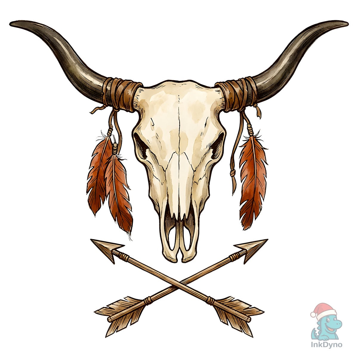 Cow Skull Western Skull