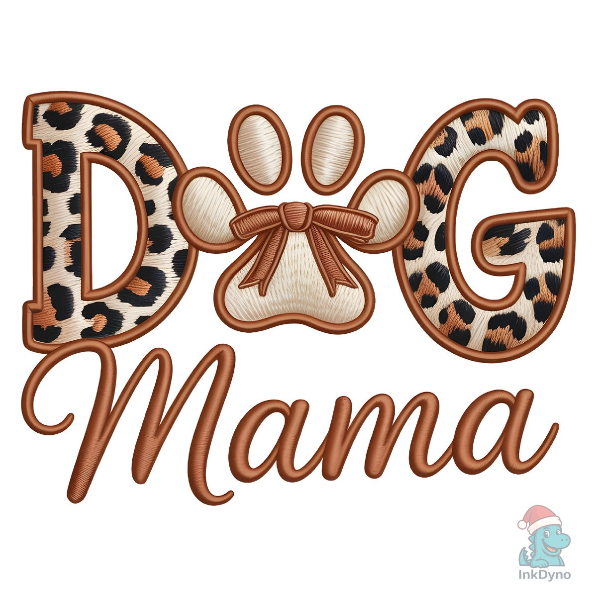 Dog Mama Leopard Design