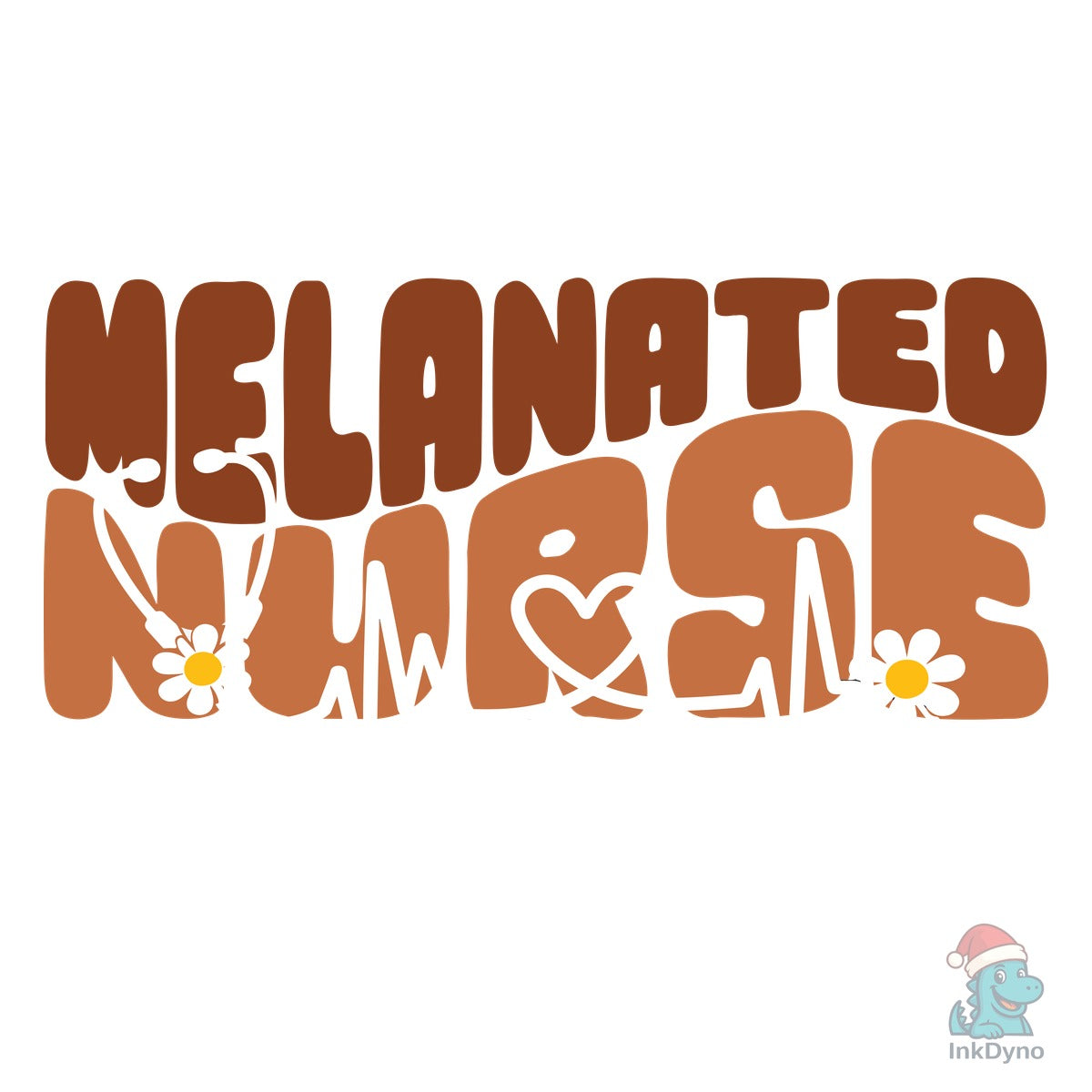 Melanated Nurse Heartbeat Sublimation