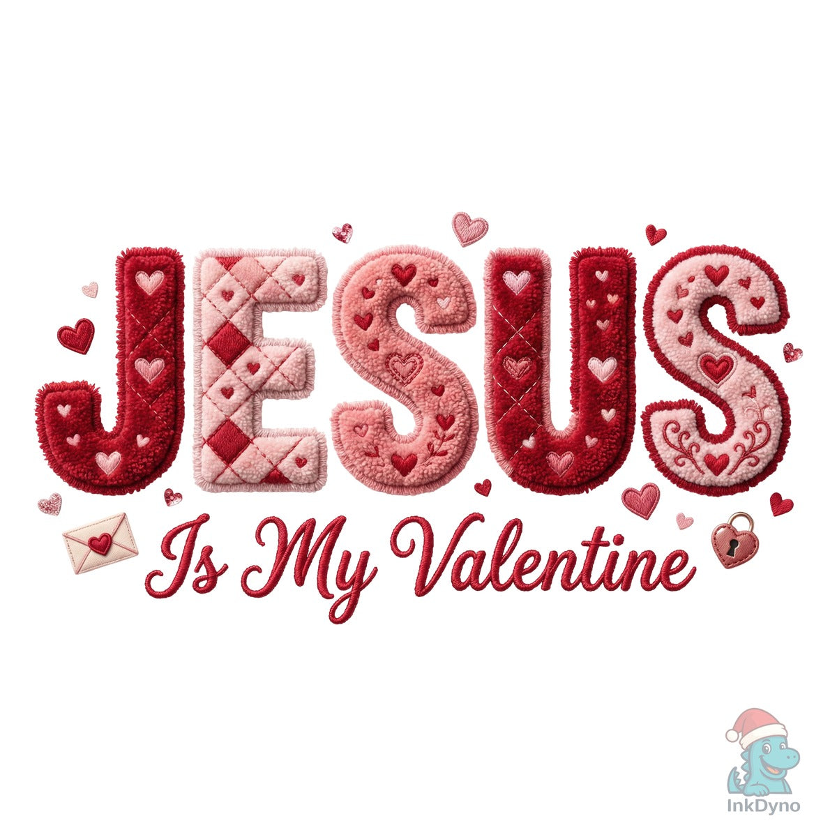 Crochet Jesus is My Valentine