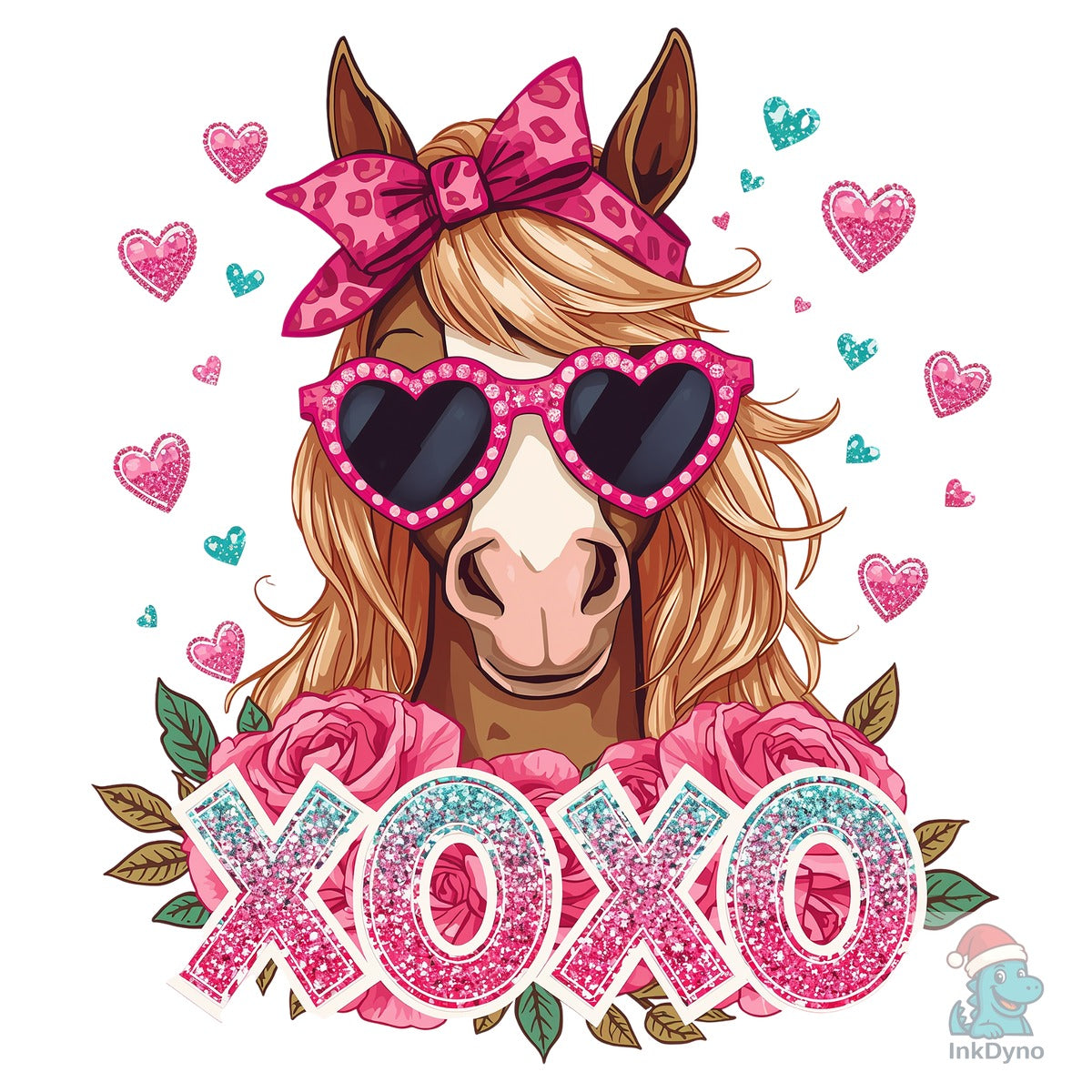 Horse XOXO Valentine Sublimation