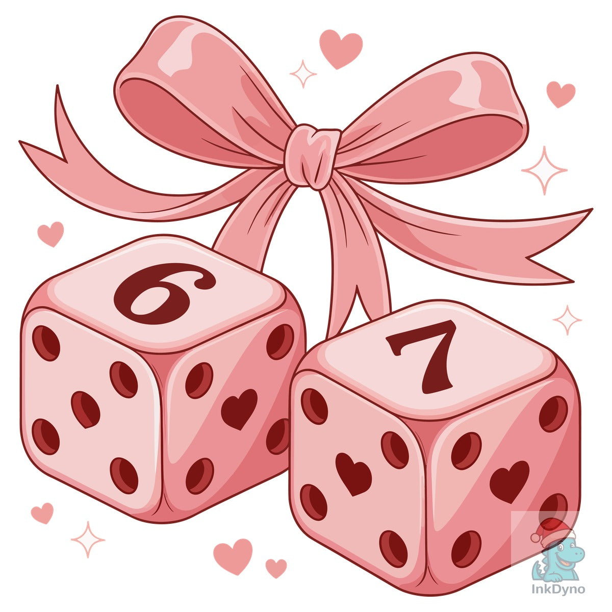 Six Seven Dice 6 7 Valentine Day