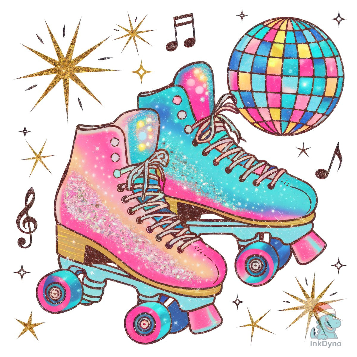 Retro 80's Roller Skates