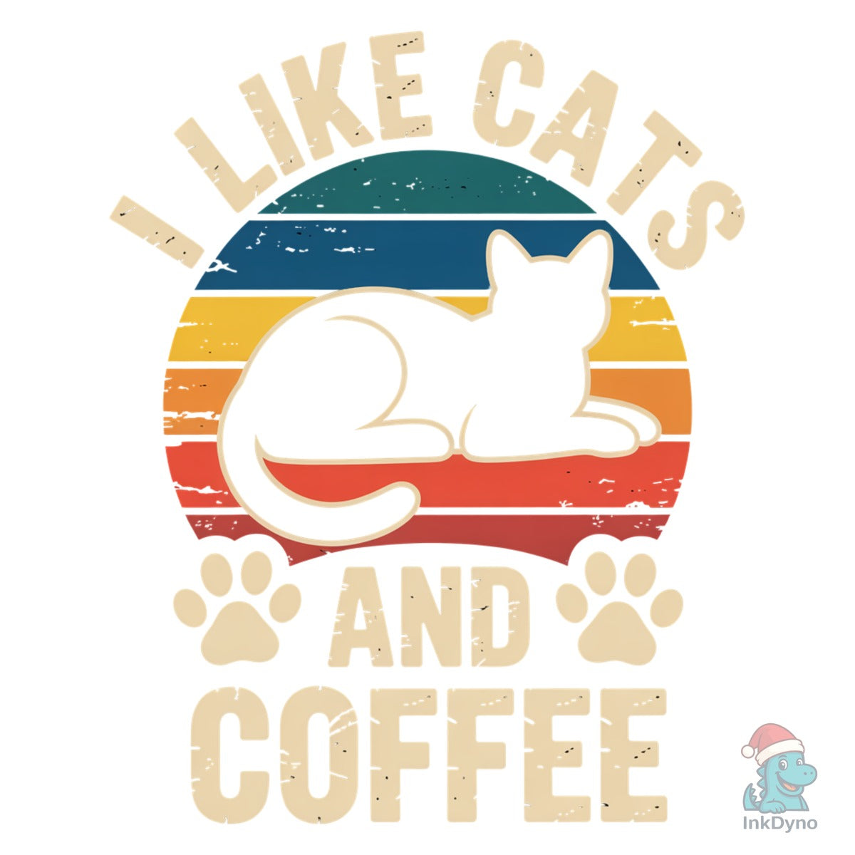 I Like Cats and Coffee Sublimation