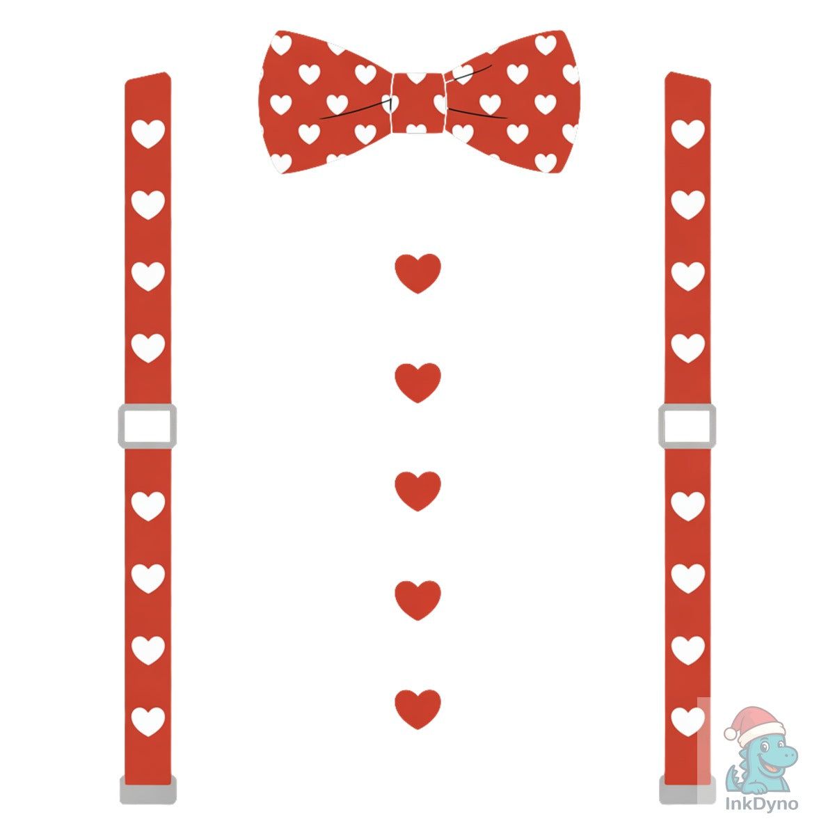 Valentine Bowtie Suspenders