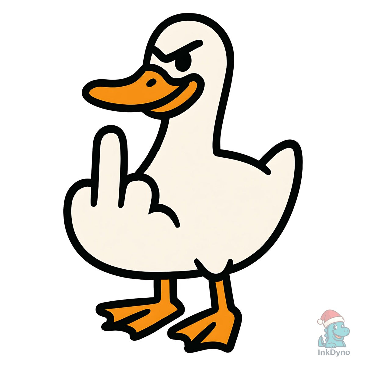 Funny Seagull Middle Finger Seagull