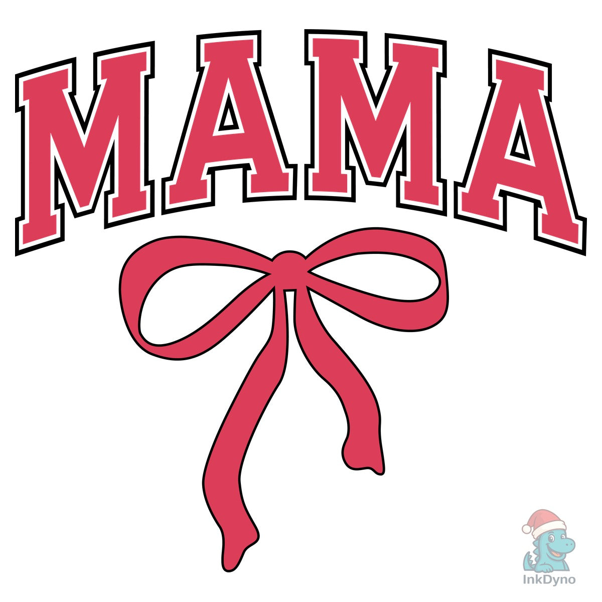 Coquette Bow Valentine Mama Varsity