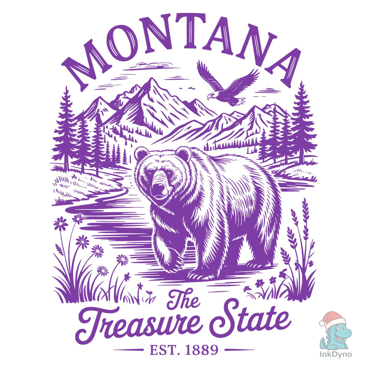 Montana the Treasure State T-shirt