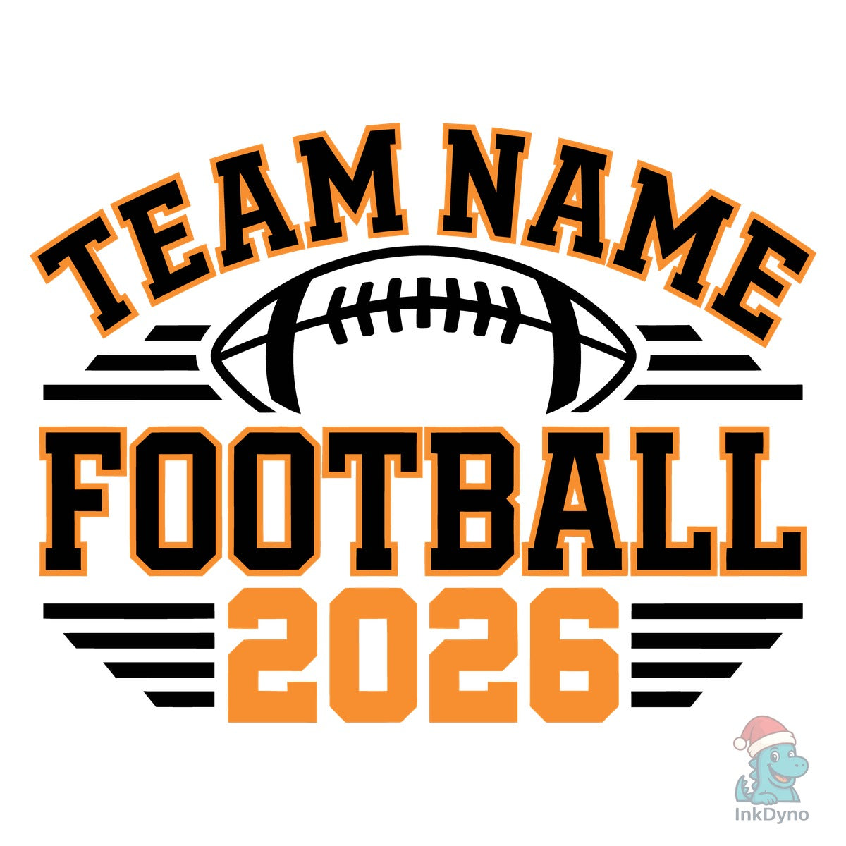 Custom Team Name Football 2026 Design