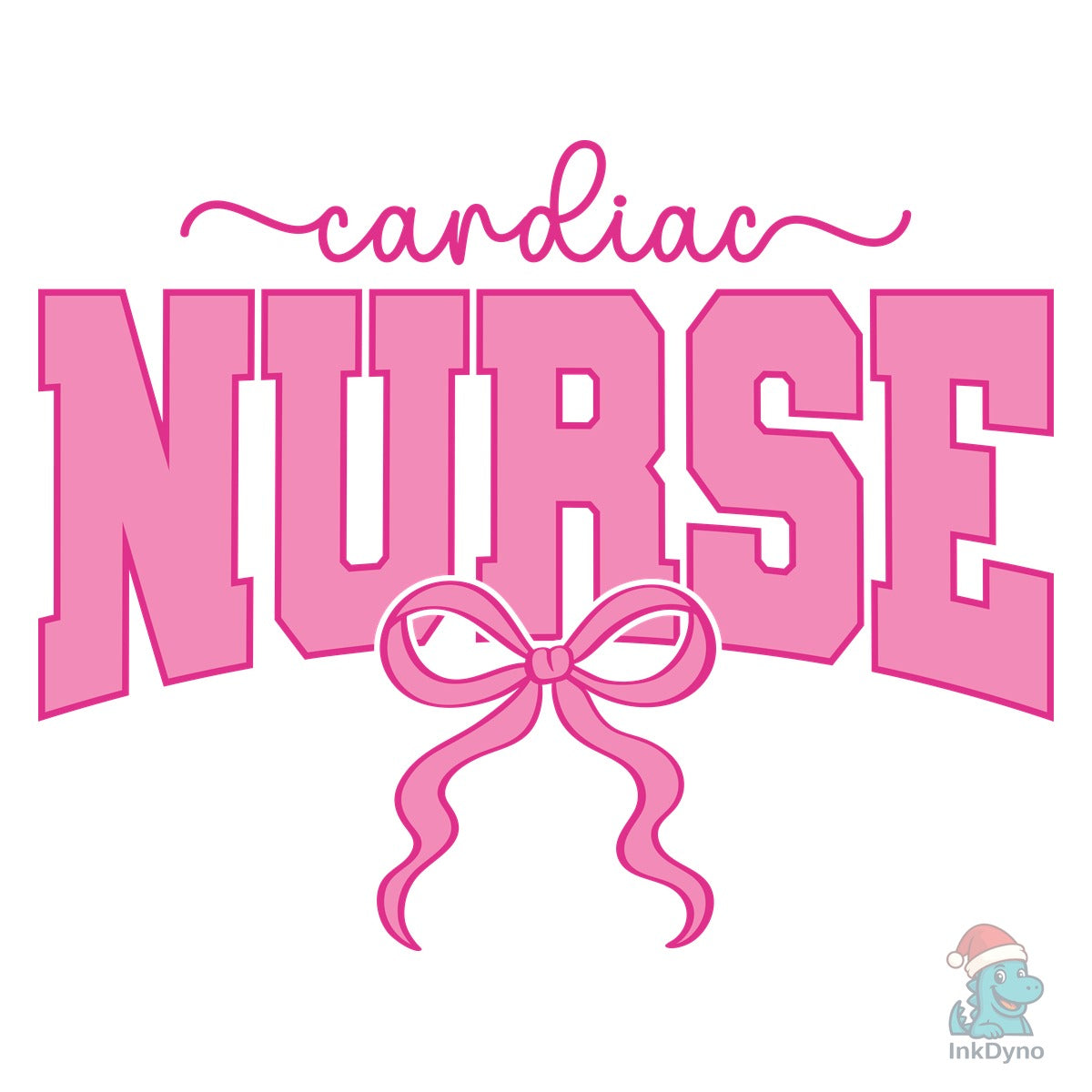 Cardiac Nurse Coquette Nurse Pink Bow