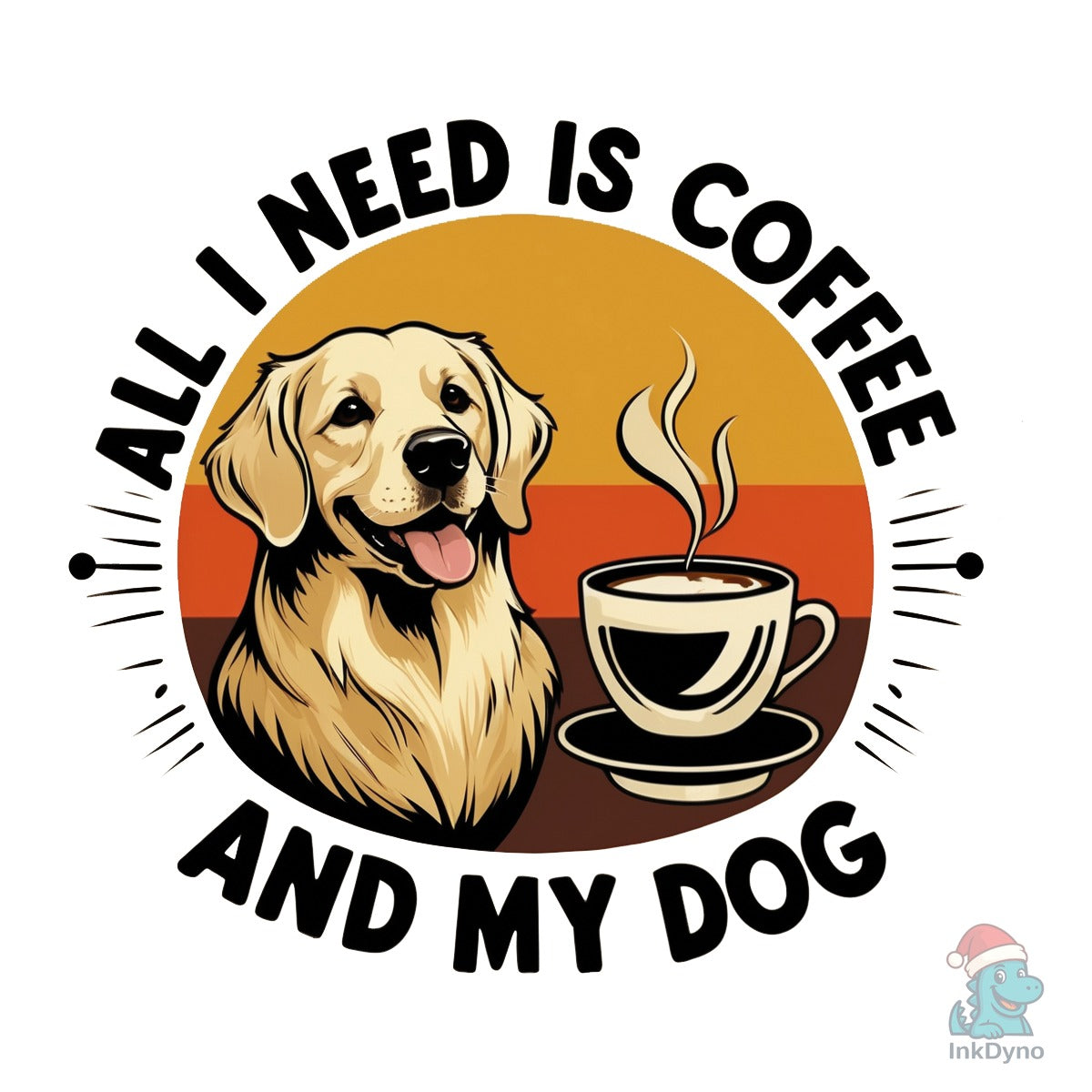 Retro Golden Retriever DOG