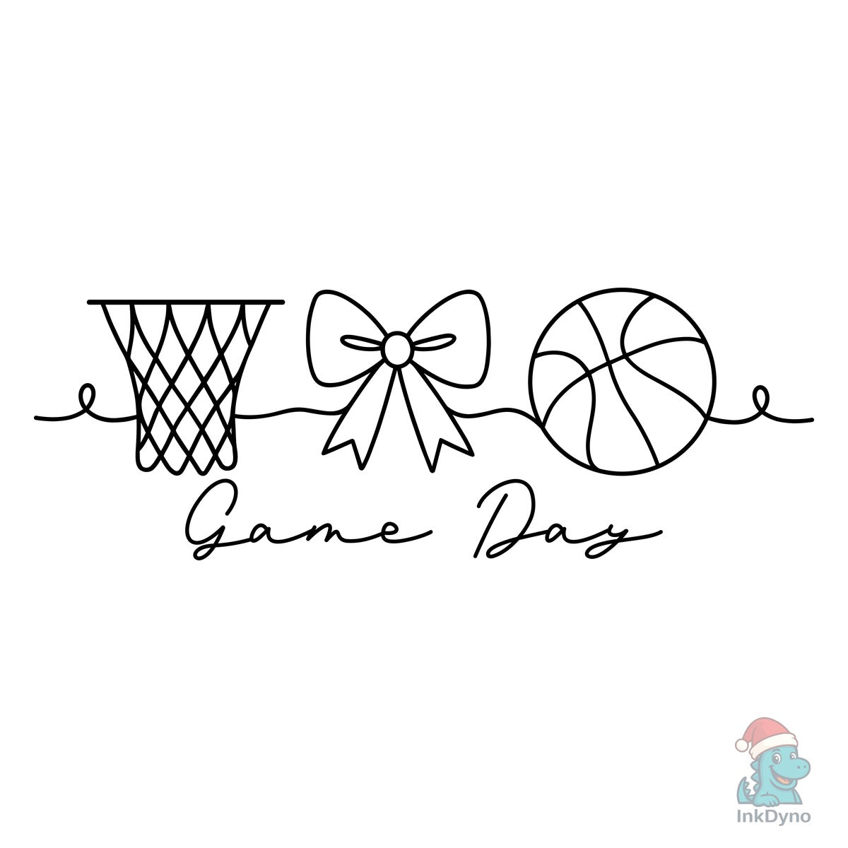 Coquette Game Day Basketball