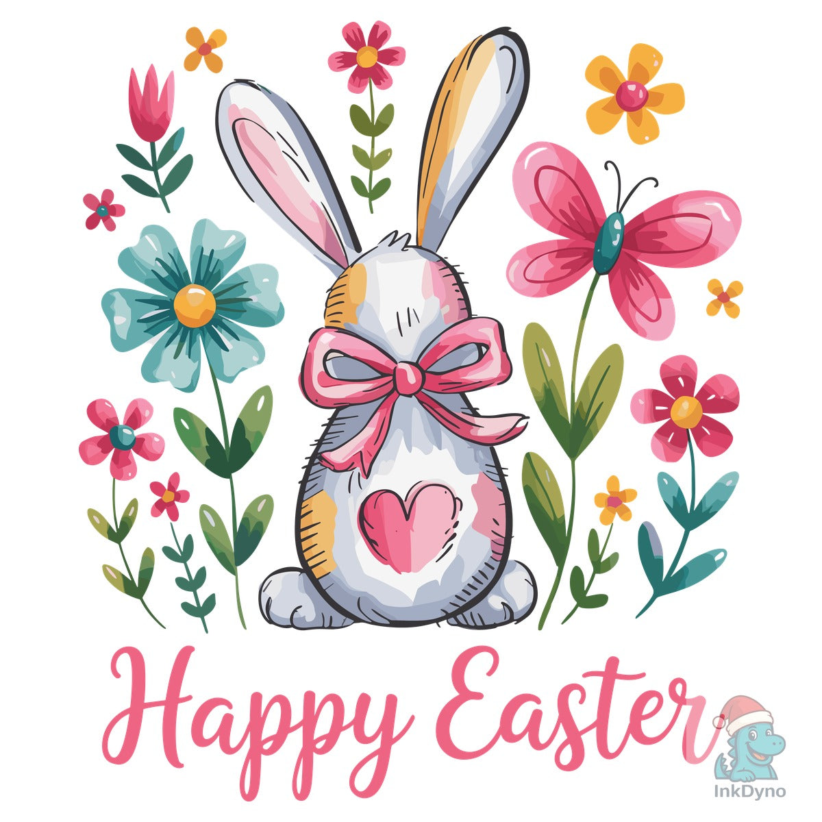 Happy Easter Bunny Sublimation