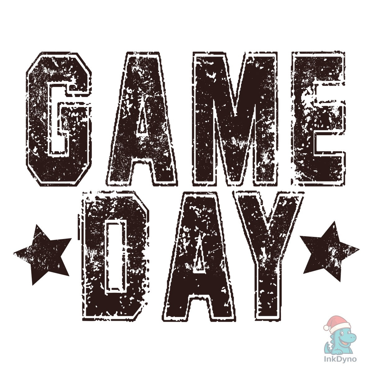 Football Game Day Retro Distressed