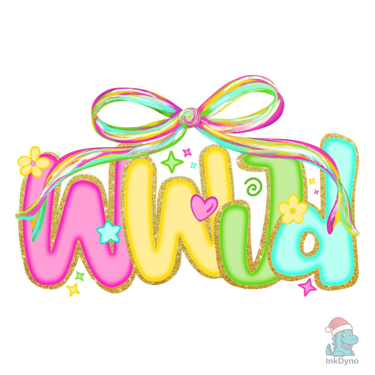 WWJD Neon Christian Design