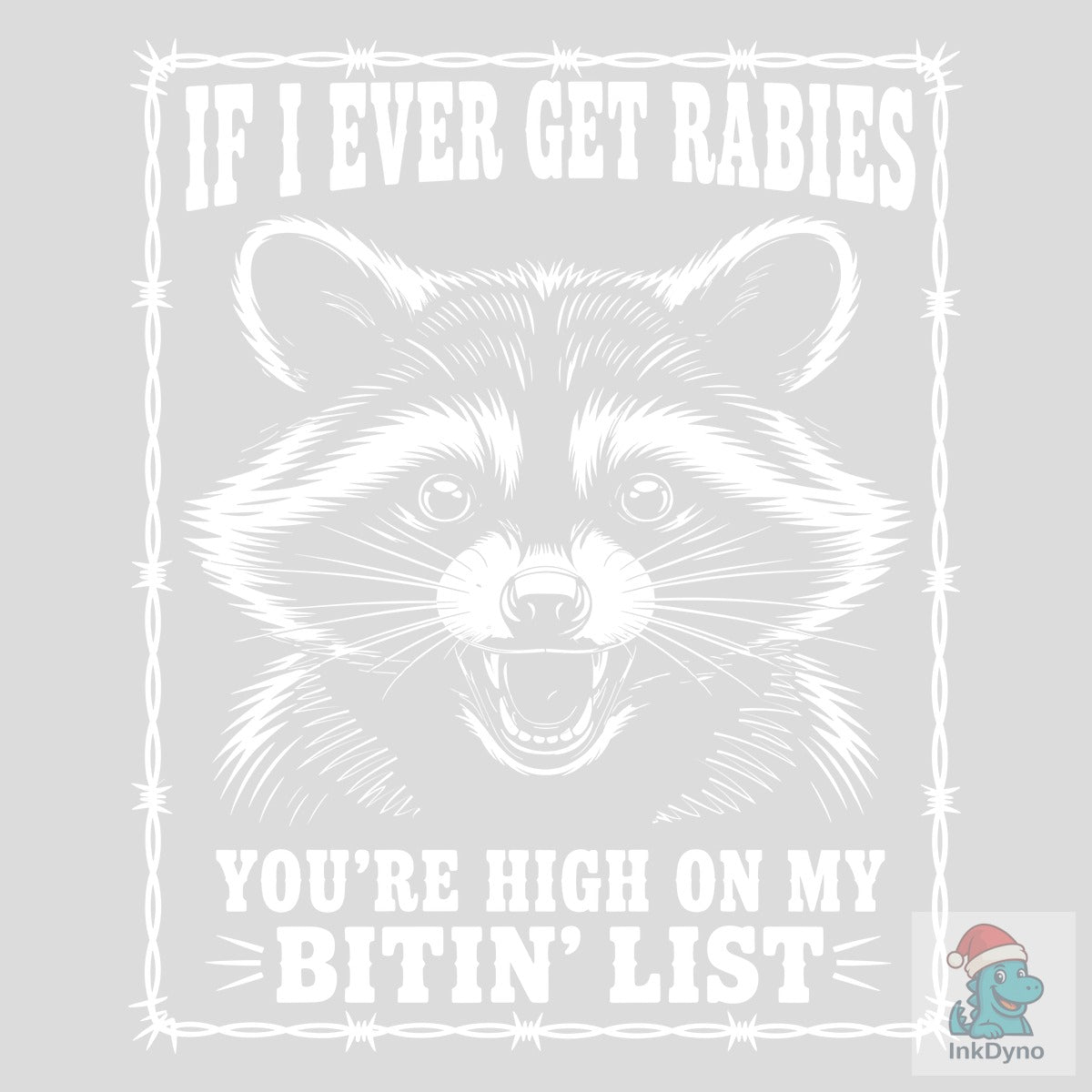 Funny Vintage Sarcastic Raccoon Tee