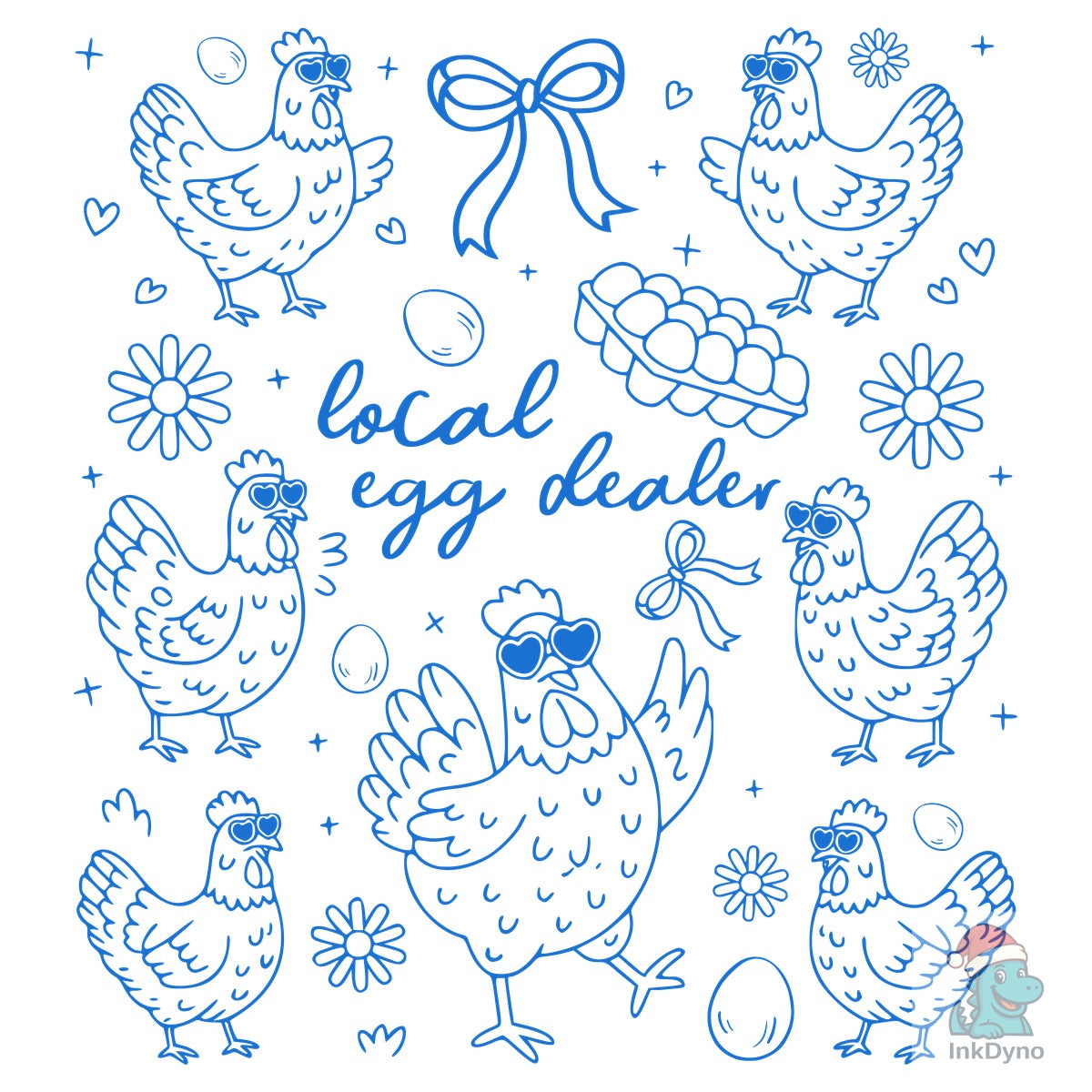 Local Egg Dealer Chicken Doodle