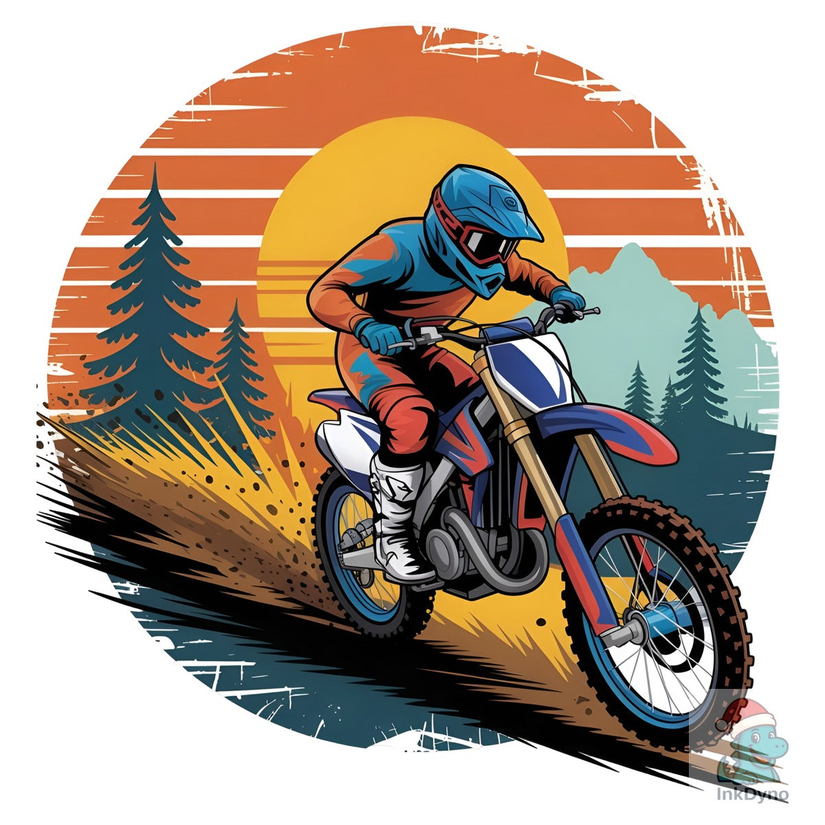 Motocross Rider Dirt Bike Racing