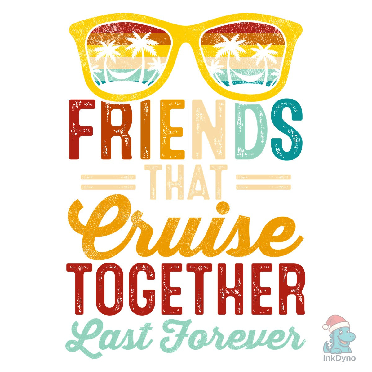 Retro Friends Cruise Ship Shirt